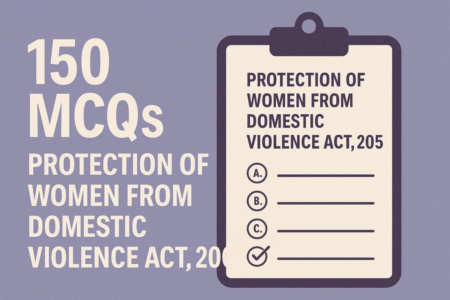 Protection of Women from Domestic Violence Act, 2005